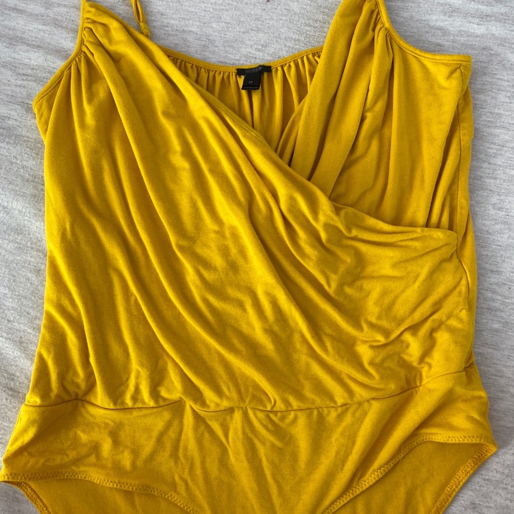 Yellow J.Crew Bodysuit
